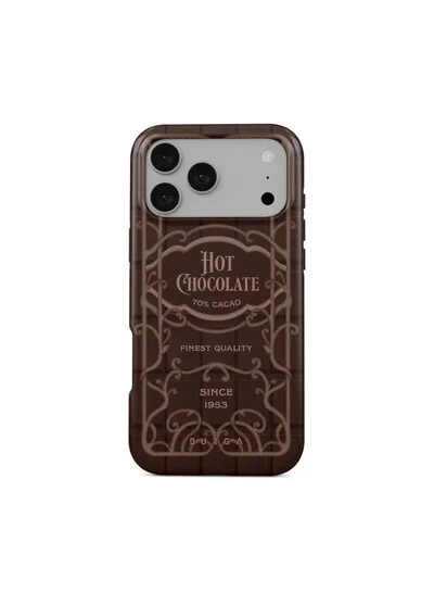 BURGA Burga iPhone 17 Pro Hot Chocolate Premium Case Compatible with Hybrid Dual-Layer Hard Shell + Silicone Protection - Scratch-Resistant Shockproof Mobile Cover